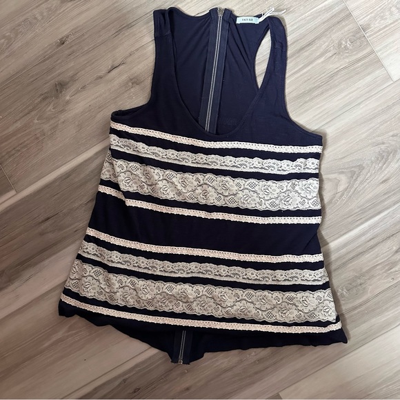 Urban Outfitters Kimchi Blue Lacey Top - Picture 1 of 7